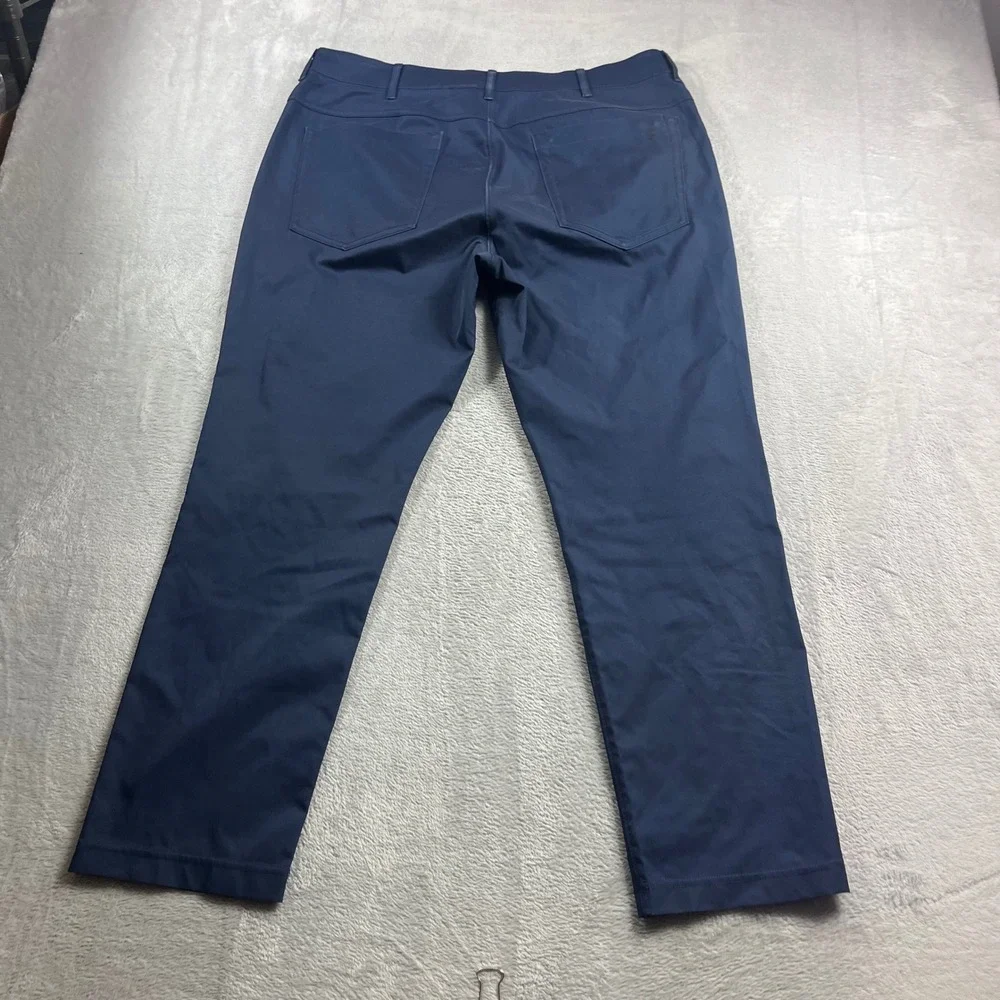 Public Rec All Day Every Day 5-Pocket Pants Mens 34x30 Navy Blue Technical Chino